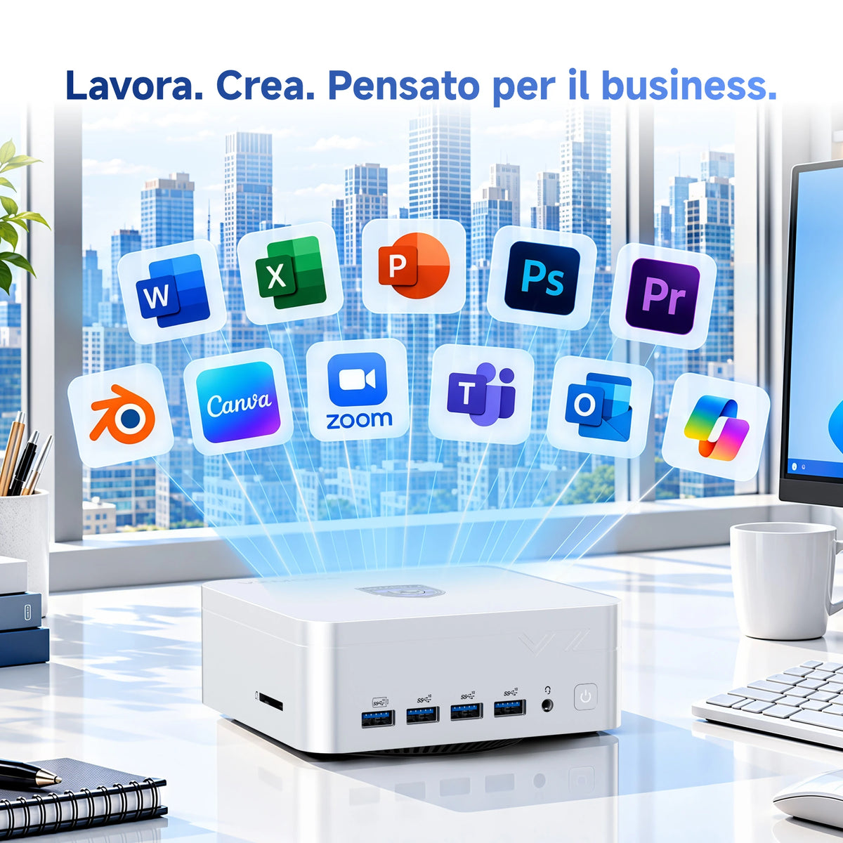 VZMORE AX7 Max AI Mini-PC: scenari di utilizzo