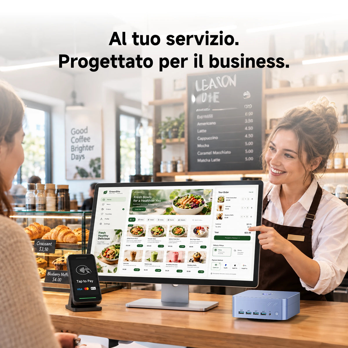 VZMORE iX5 Max Mini PC | Al tuo servizio. Progettato per il business.