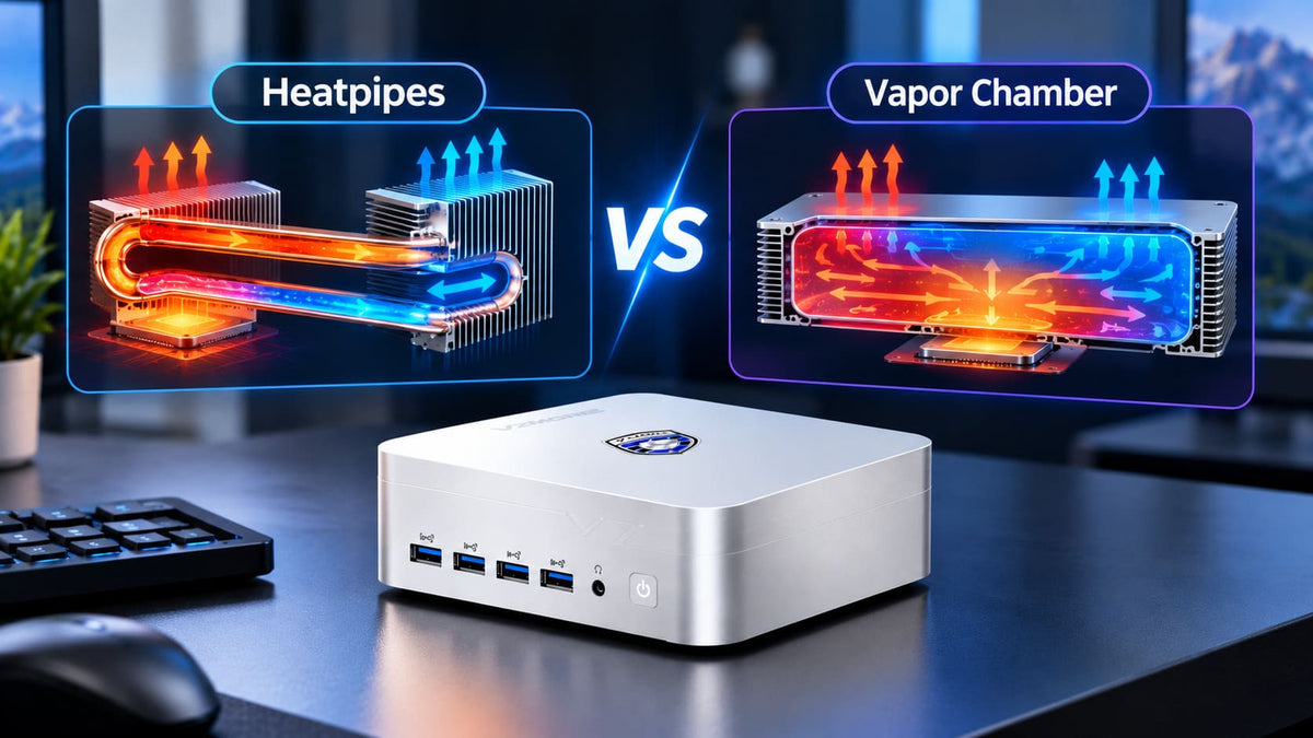 Vapor chamber vs heatpipe: quale raffreddamento è migliore per i mini PC?