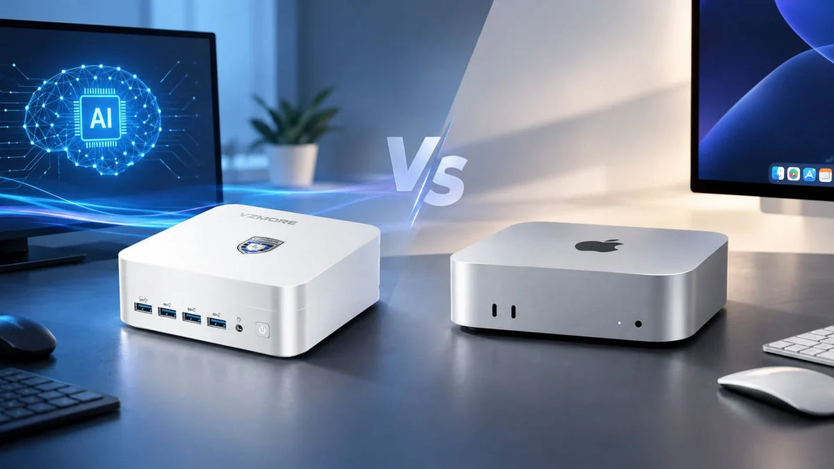 Mac mini M5 Pro vs Ryzen AI 9 HX 470: prestazioni, IA ed espandibilità a confronto