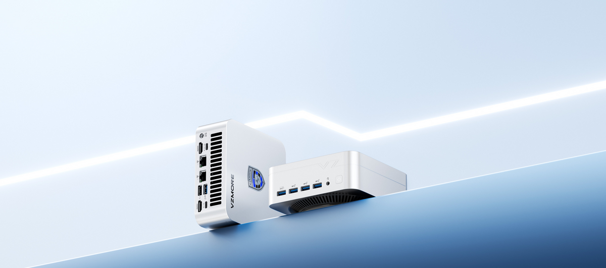 Banner della pagina del prodotto VZMORE AX7 Max AI Mini-PC