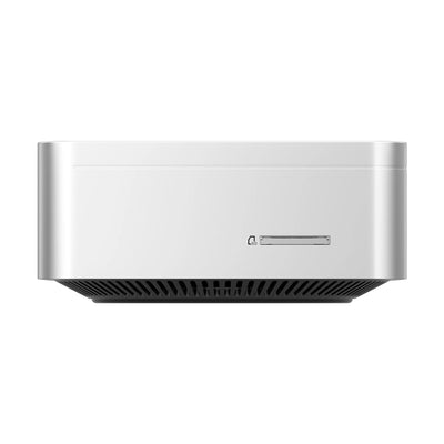 Vista laterale del mini-PC VZMORE AX7 Max AI
