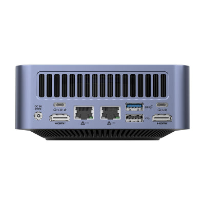 VZMORE iX5 Max Mini PC: vista posteriore