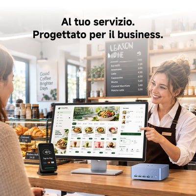 VZMORE iX5 Max Mini PC | Al tuo servizio. Progettato per il business.